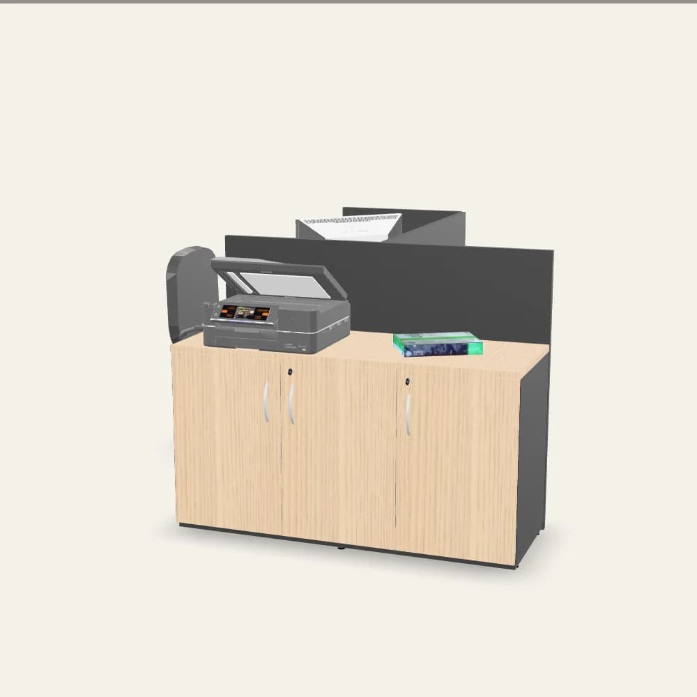 Ofis kartotekasi (shkaf, printer bo'limi bilan)